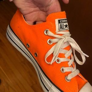Orange Converse